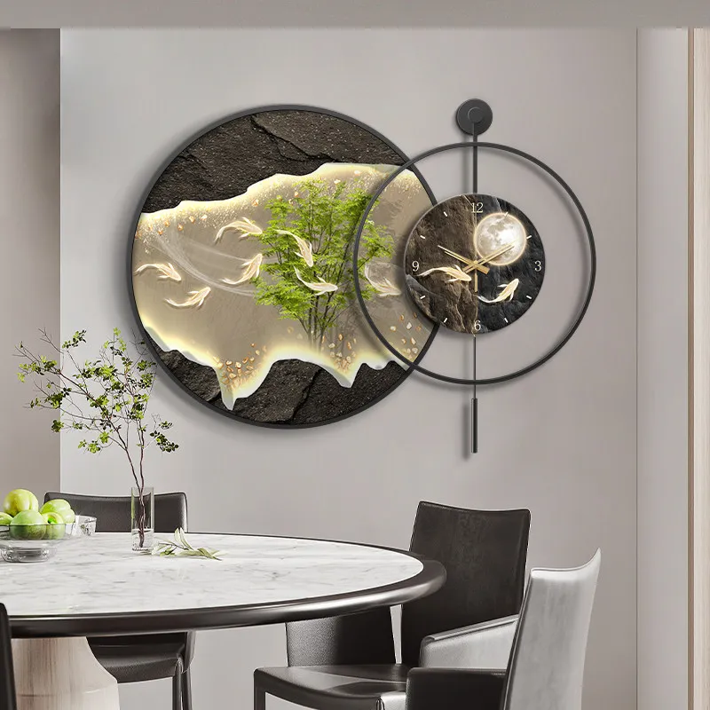 

Fashion Creative Wall Watch Modern Luxury Silent Minimalist Clock Wall Interior Aesthetic Horloge Murale Living Room Decoration