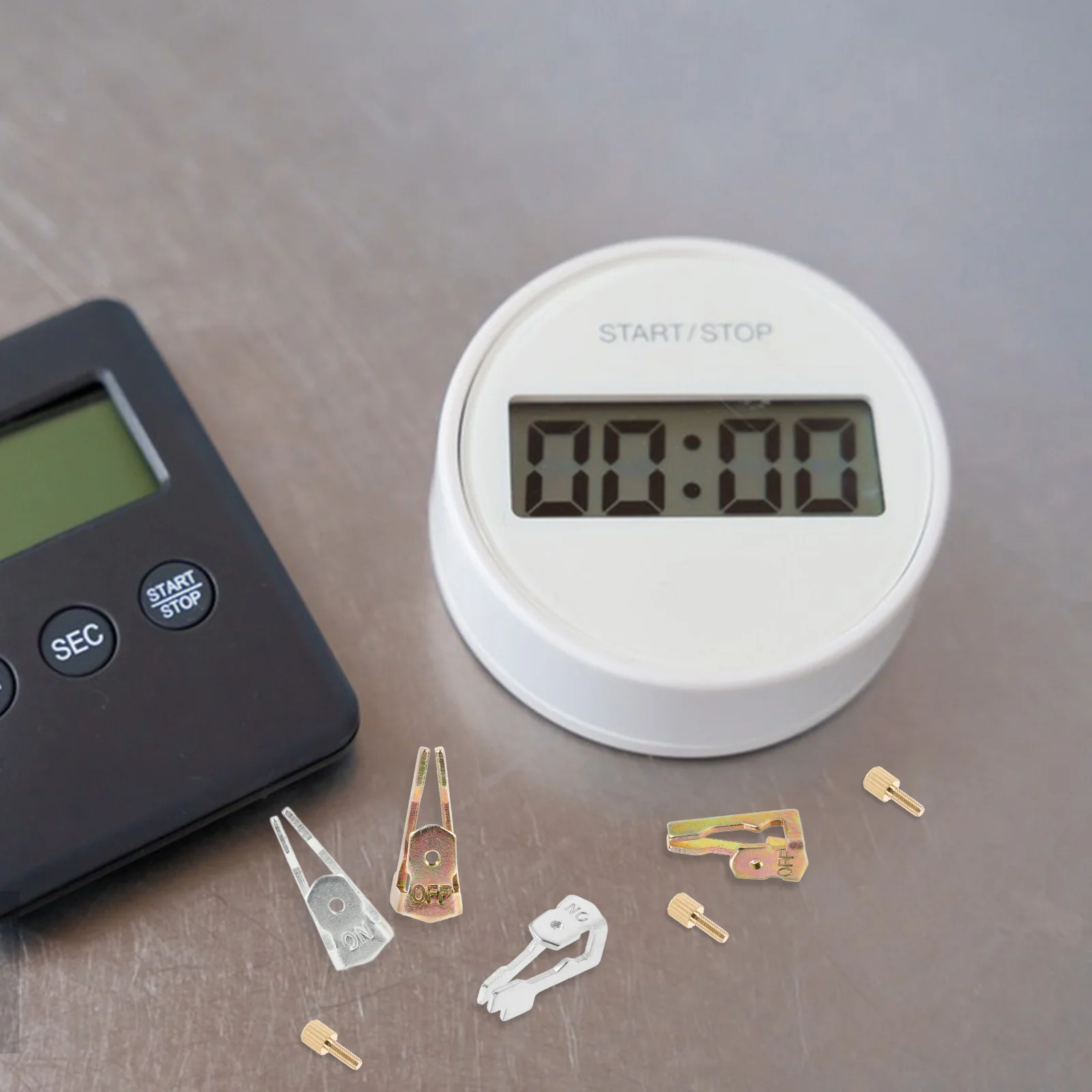 

12Sets Time Switch Trippers Small Portable Stainless Steel Replacement Trippers High Compatibility for Timer Accessories