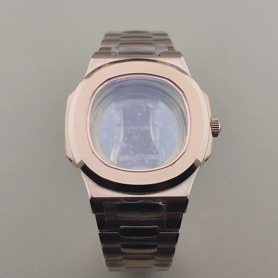 Accesorios de correa de reloj NH35, correa de acero inoxidable adecuada para NH35, NH36, 4R, 7S, correa de reloj de movimiento