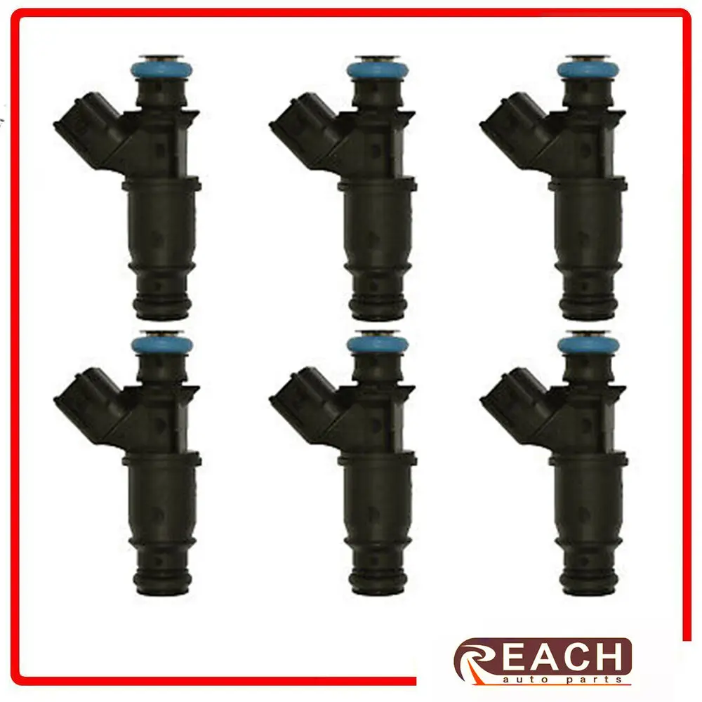 6Pcs Fuel Injector For Buick Allure LaCrosse Lucerne & Pontiac Grand Prix 3.8L