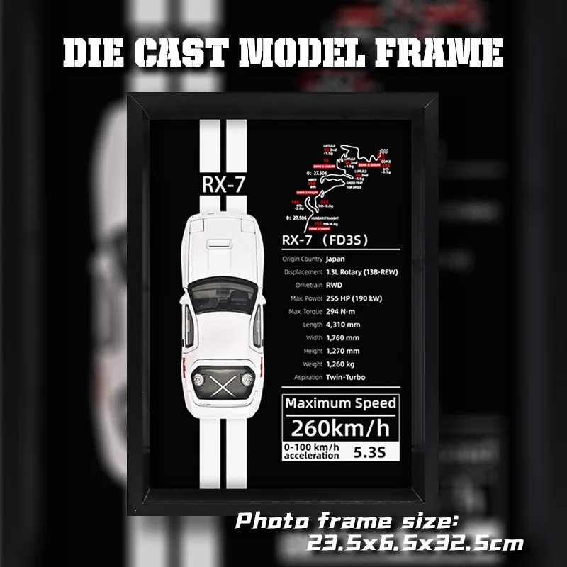 

Трехмерная фоторамка 1:32, модель спортивного автомобиля из японского сплава, GTR/AE86, другие роскошные автомобили, изысканные подарочные украшения