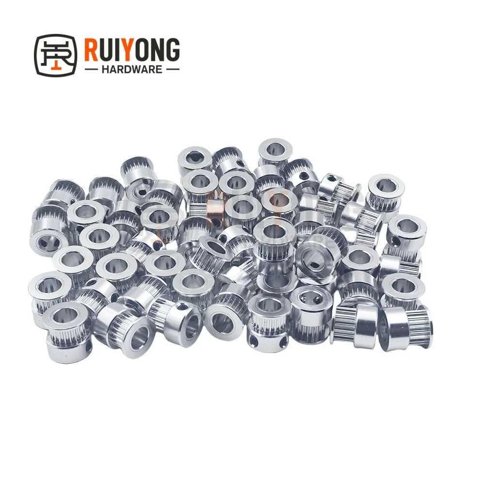 20 dientes tipo K GT2 polea de distribución diámetro 3/3,17/4/5/6/6,35/8mm ancho de correa 610/15mm 2GT piezas impresas en 3D