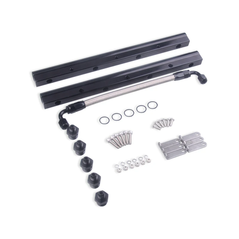 For Billet Fuel Rail Kit for LS1 LS2 LS6 Intake Manifold 6AN + Hardware
