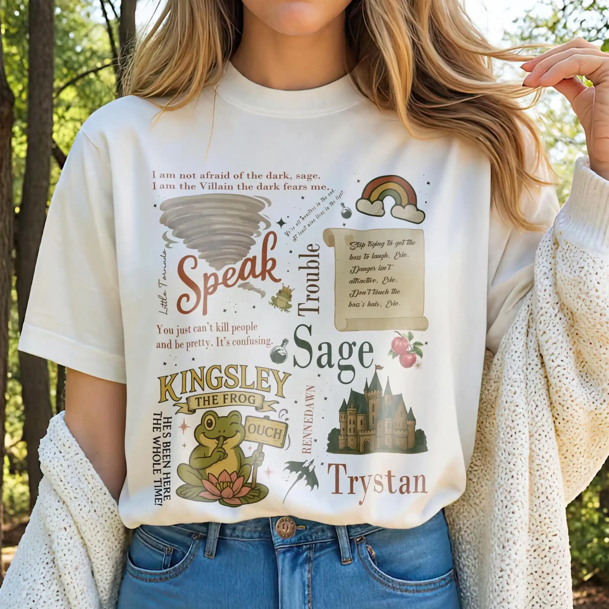 Assistant To The Villain Book Shirt: Romantasy Comfort Tee Gift Tee T-shirt