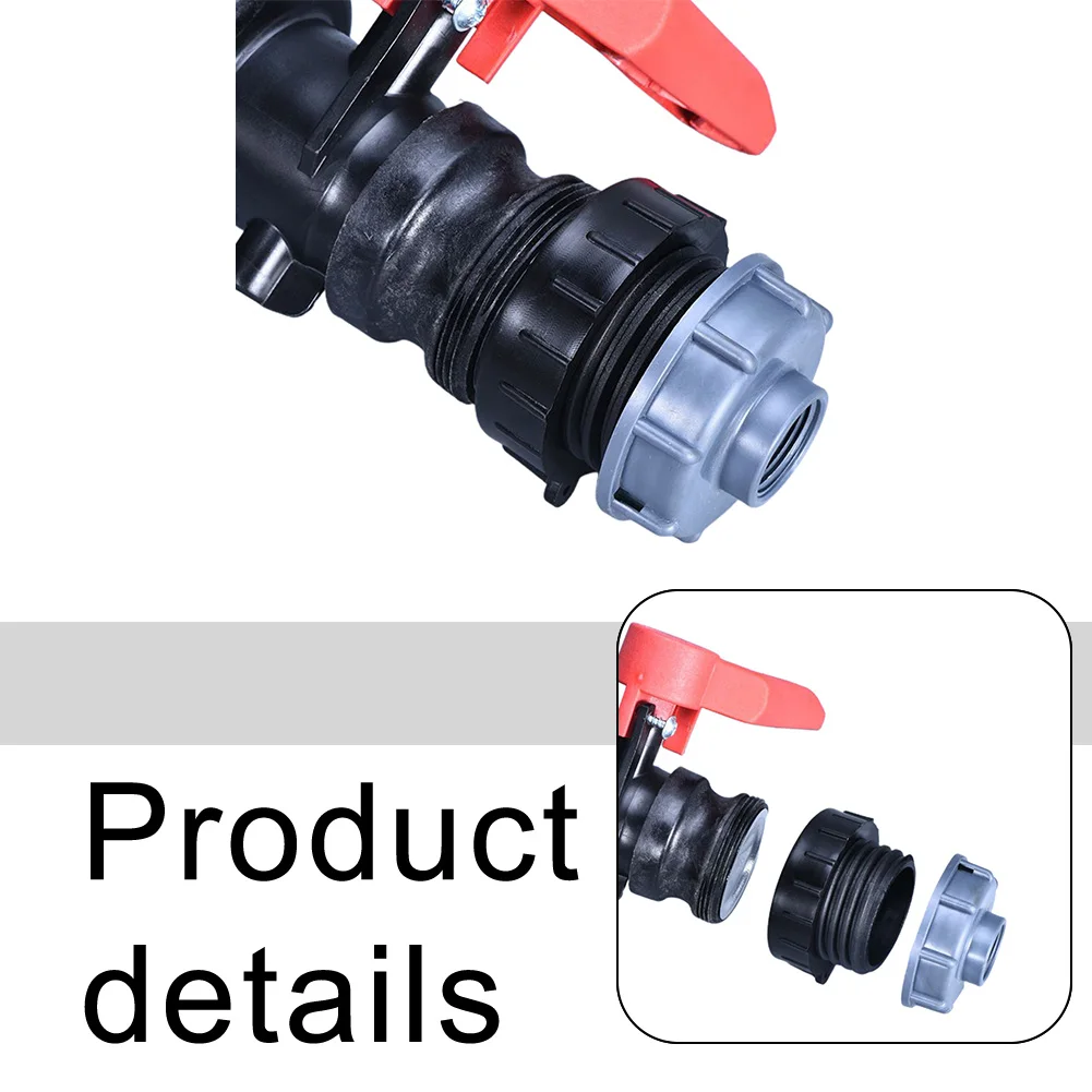 Garden Use Tank Equipment IBC Tank Adapter Garden Tank Adapter Exquisite Workmanship External Threaded Fit Plastic Material