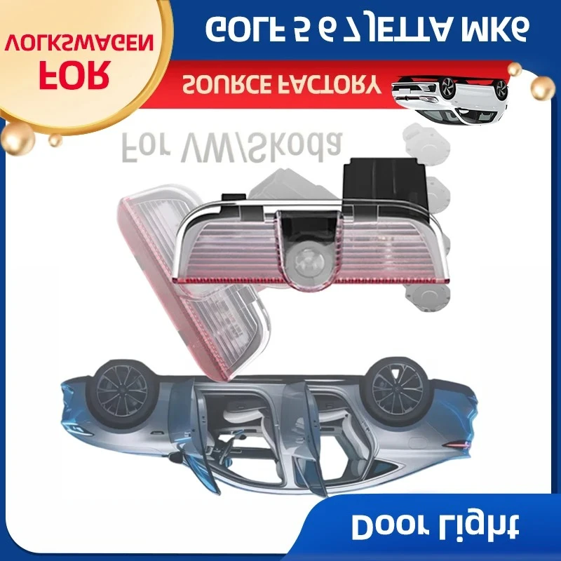 

Для VOLKSWAGEN VW Держатели чашек Автомобильный мусор Новый 2 шт. Для VW Passat B6 B7 B8 B9 Touareg Golf 5 6 7 Jetta MK6 MK7 GTI R Светодиодные двери автомобиля Pr