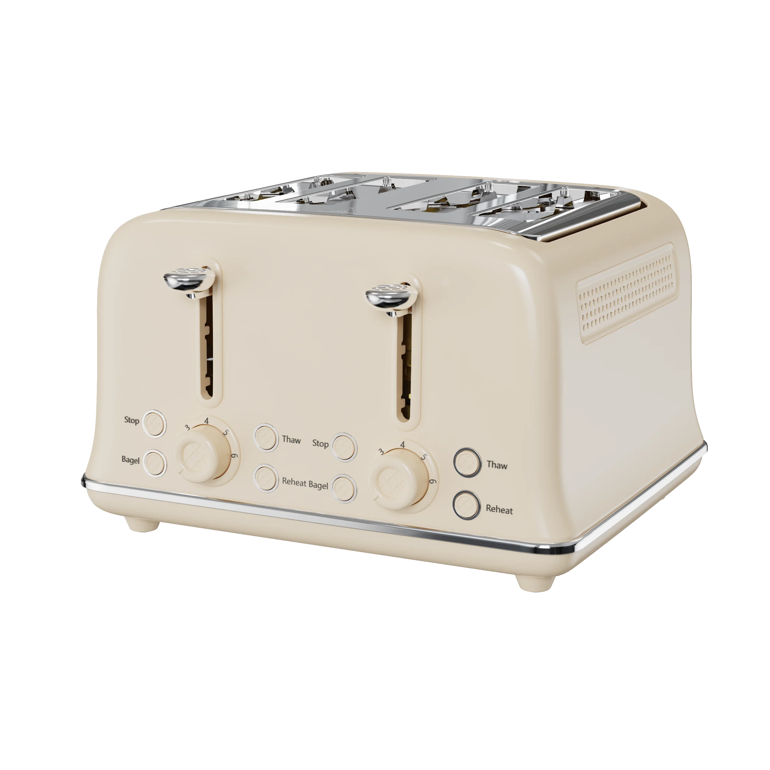 Torradeira Elétrica Retrô de 4 - Toaster 4 Slice avaliação e preço