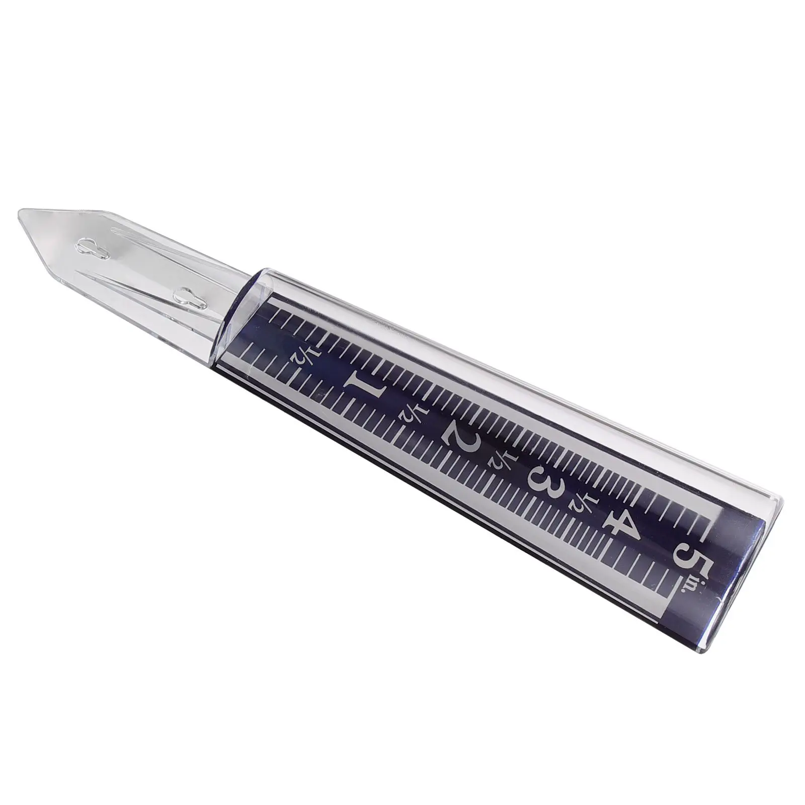 Outdoor Rain Gauge Transparent Clear Plastic Rain Measuring Tube for Garden Lawn Farming Accurate Rainfall Monitoring Weather