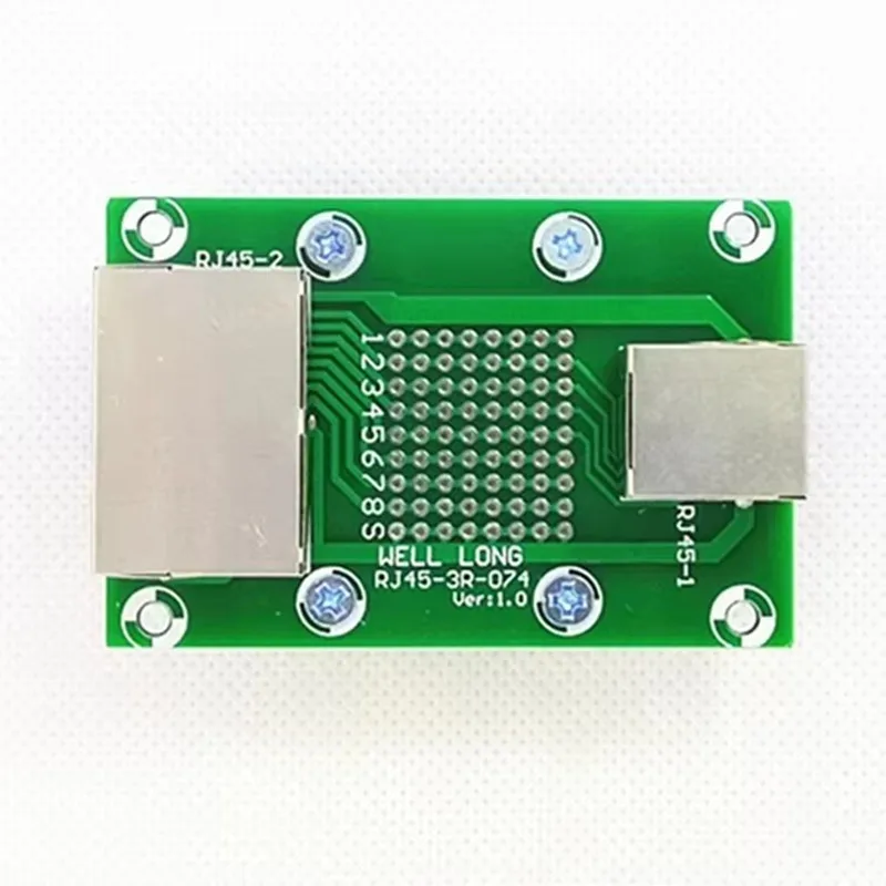 RJ45 8P8C Jack 1way transfer 2 way Breakout Board, Terminal Block, Connector.