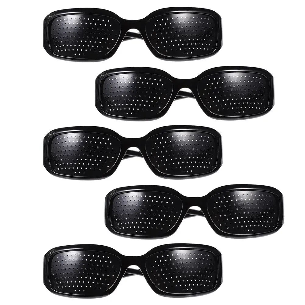 

5pcs Full-hole Sports Sunglasses UV400 Protection Pinhole Anti-Fatigue Eyes Care Lightweight Protective