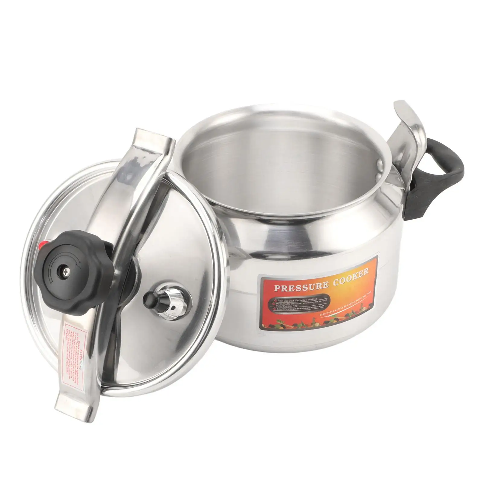 Large Capacity Explosion-Proof Pressure Cooker for gas Stove - Safe & Durable Cooking Solution