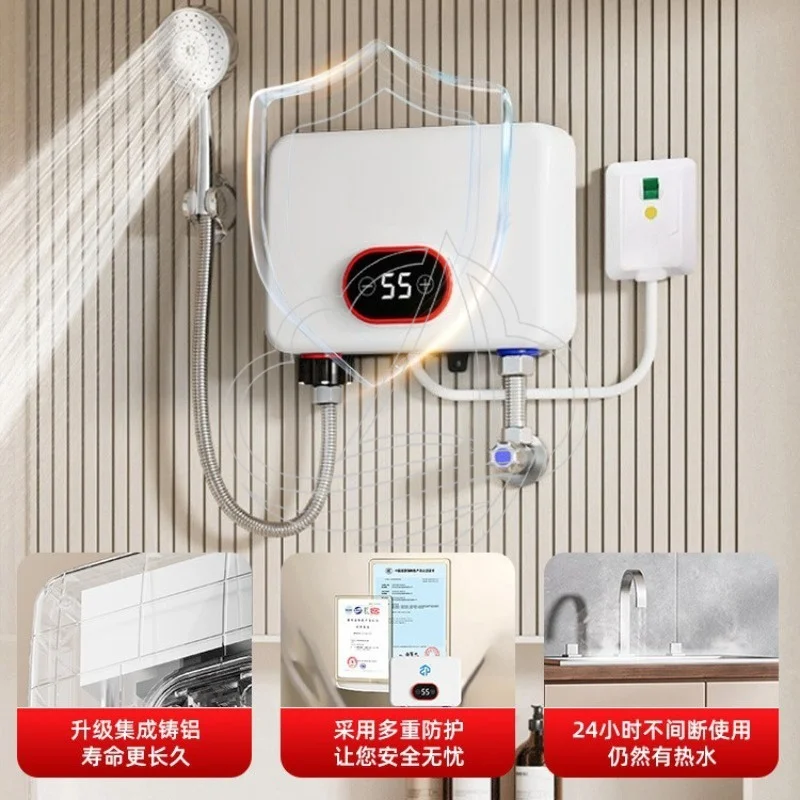Instant Hot Water Heater Tankless Constant Temperature Electric Water Heater for Kitchen Bathroom