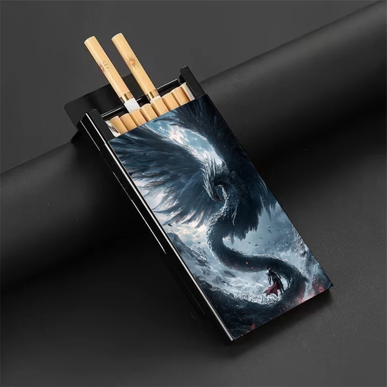 

The Mythical Beast of The Classic of Mountains and Seas, Exquisite Men's Cigarette Box - Small Birthday or Holiday Gift