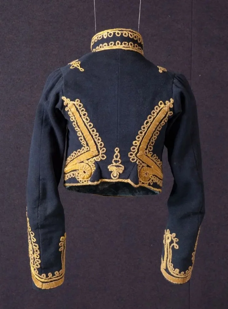 Napoleonic Uniform Men's Gothic Military Hussar Jacket Regency Officer Soldier Coat Victorian Civil War Parade Drummer Costume - Image 3