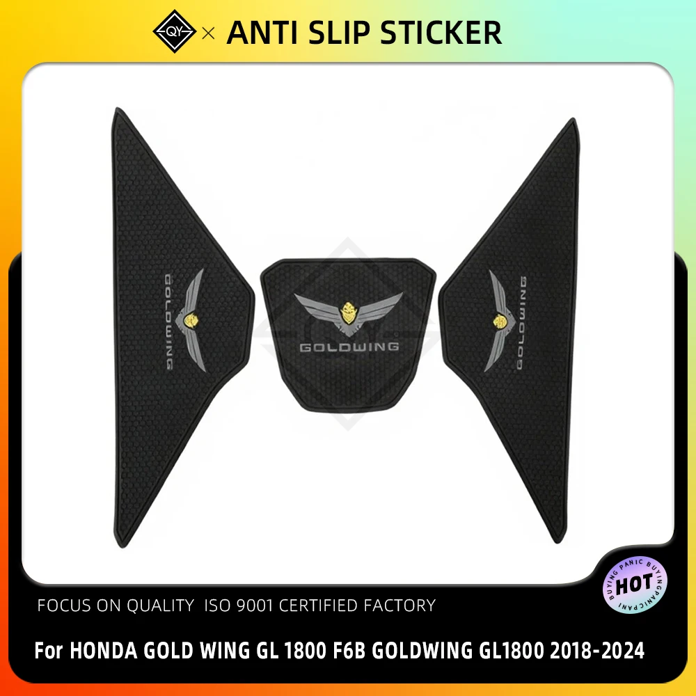 

Мотоциклетная противоскользящая наклейка, тяговая накладка на бак, боковая защита коленей для Honda Gold Wing 1800 F6B Goldwing GL1800 2018-2024