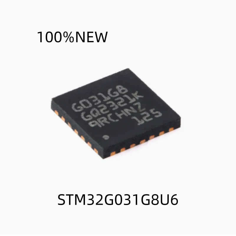 (5Pcs) 100% New Stm32G031G8U6 G031G8 Ufqfpn-28 Arm Cortex-M0+ 32-Bit Microcontroller-Mcu Chip Ic