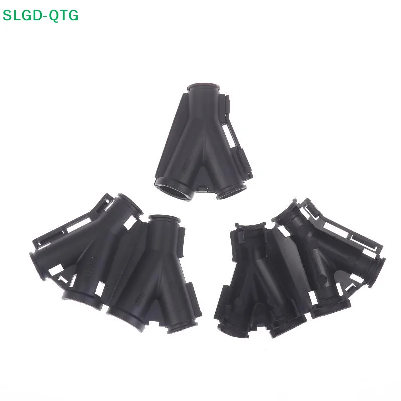 NEW 5/10Pcs Y-shaped Pipe Tee Connector Clamp Automotive Wiring Harness Cable Fixing Clip 9817079 Automotive Sheath V-Manifolds