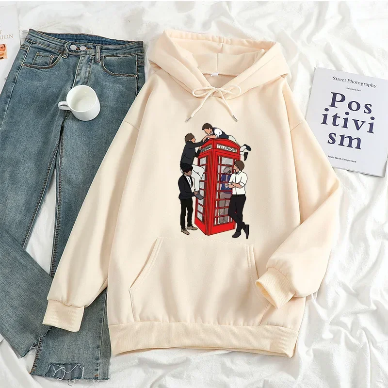 

Personality Cartoon Graphic Printing Hoodie Sweatshirt Unisex Fashion Hip Hop Casual Loose O-neck Couple Pullovers Sweatshirts