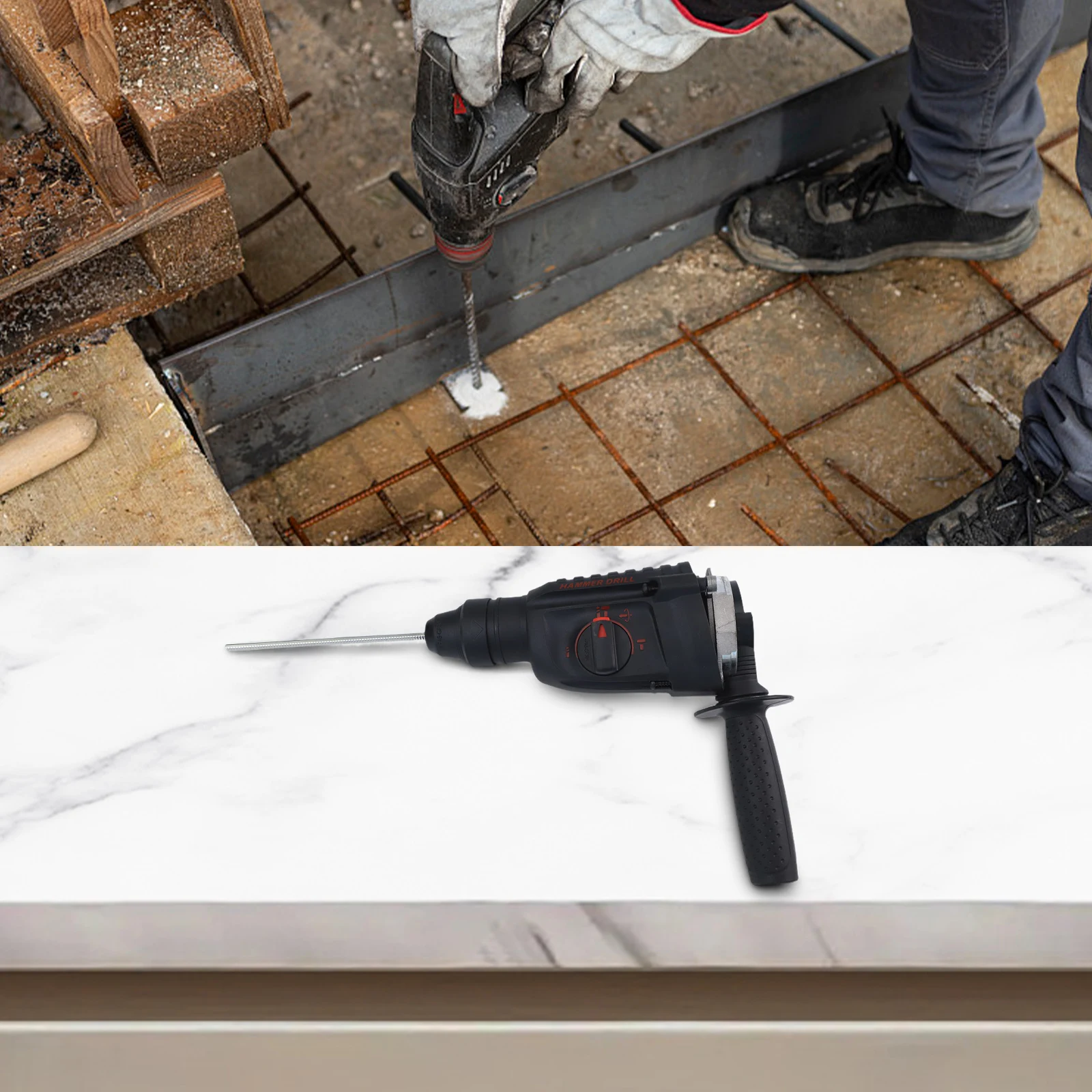 As Shown In The Picture Drill Head Assembly Replacement Part Compact Design Easy Installation Heavy-duty High Durability