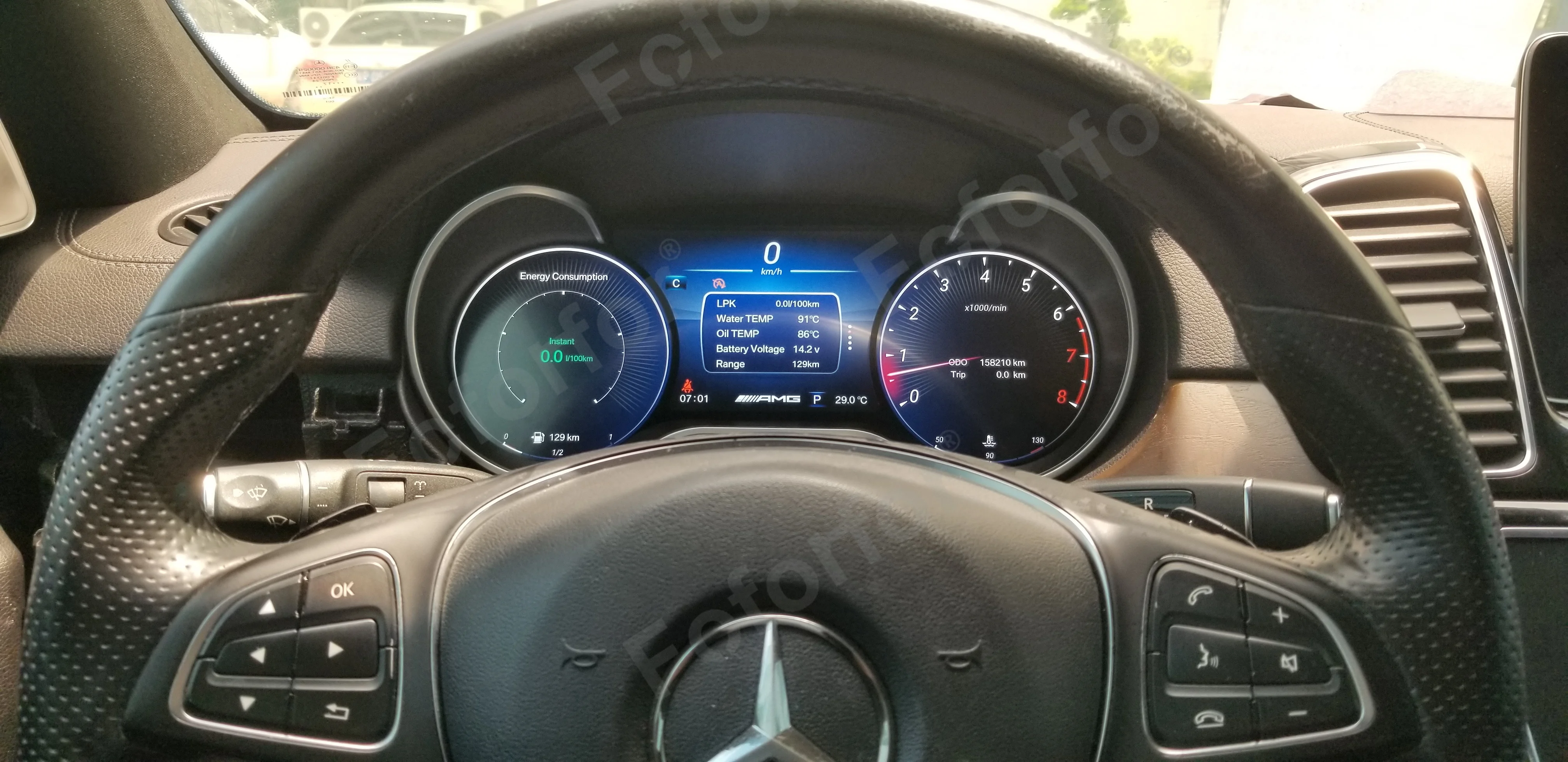 Car Virtual Cockpit For Mercedes Benz ML GL R/G GLS/GLE Speedometer Meter Screen Dashboard Digital Cluster Multimedia Player