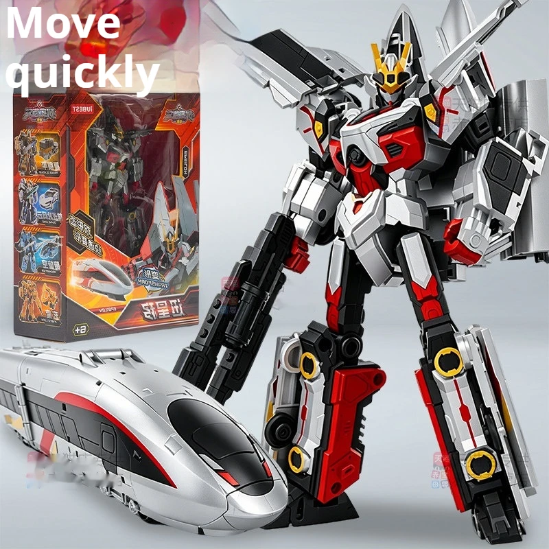 

Transforming Robot High Speed Train Deformable Mecha Collectible Action Figure For Adult Hobby Collection Toy