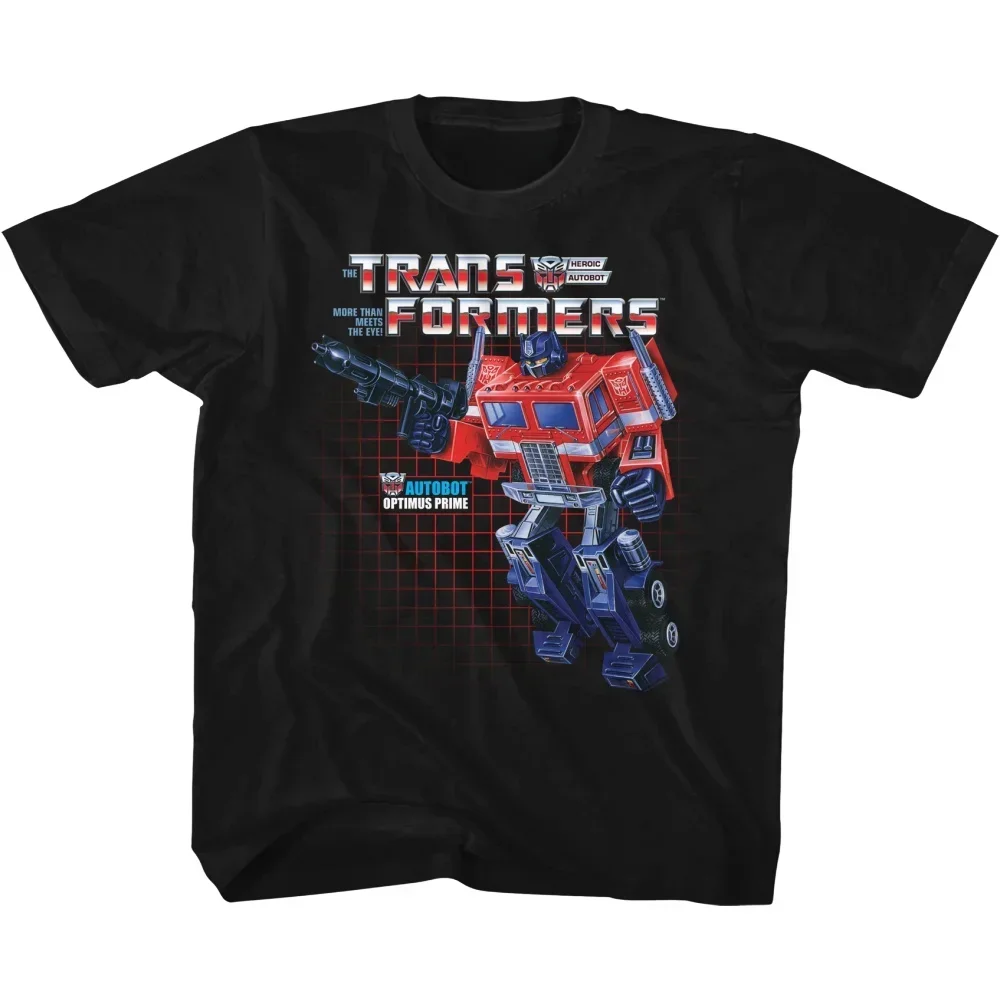 Youth Box Art Optimus Prime Shirt