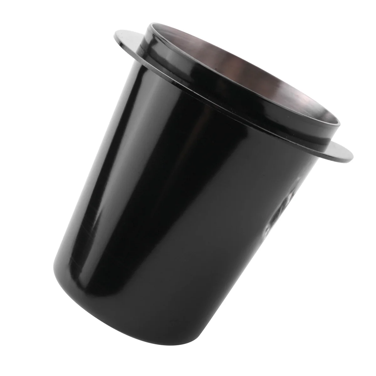 Molinillo Ek43, cuenco para polvo para WPM Huijia Niche, receptor de café en polvo, mango para máquina de café, taza para polvo negra