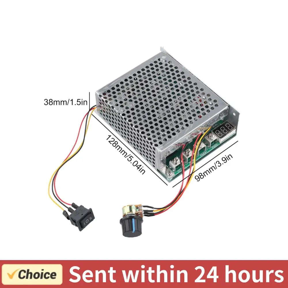 PWM DC Motor Speed Controller DC 10-55V Digital DC PWM Motor Governor 100A 12V 24V 48V Forward/Reverse Electronic Components