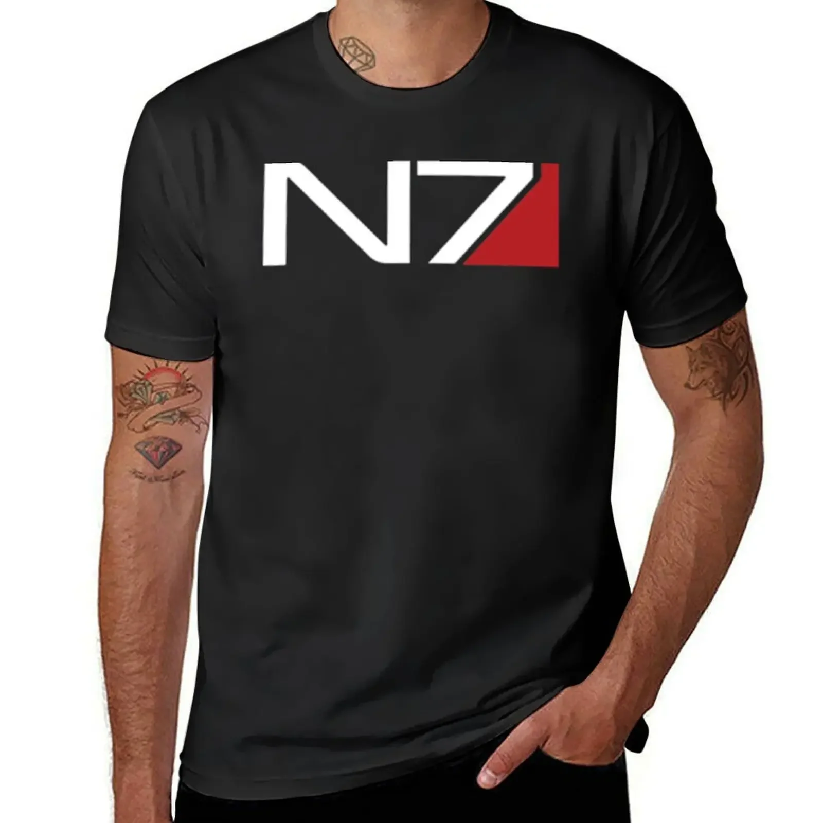 Mass Effect N7 T-Shirt vintage graphic tee blanks boys animal print mens graphic t-shirts funny