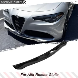 Car Front Bumper Lip Chin Splitters Apron Cupwings for Alfa Romeo Giulia Base Sedan/ Sport 4-Door 2015-2020 Carbon Fiber