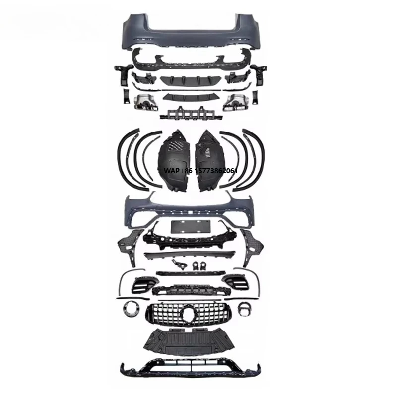 

Body Kit Suitable for 16-19 GLCX253 Upgrades GLC63 Front Bumper Grille Car Accessories Car Parts