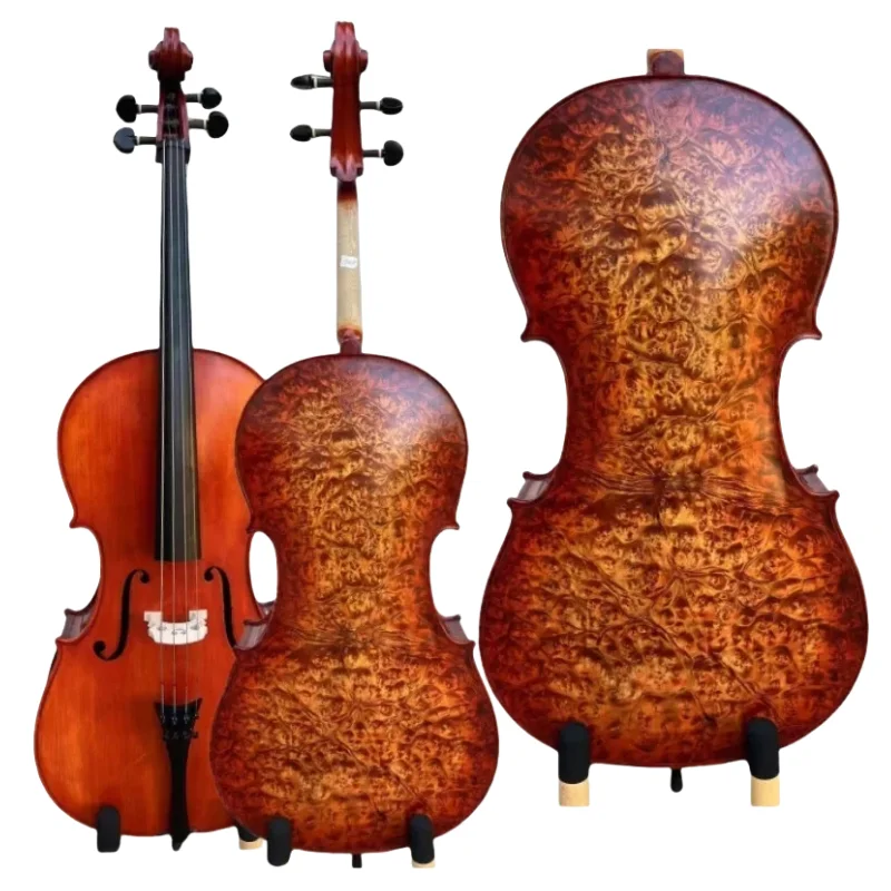 

Stradivari SONG Professional Master Bird eye 4/4 Cello free carbon fiber case