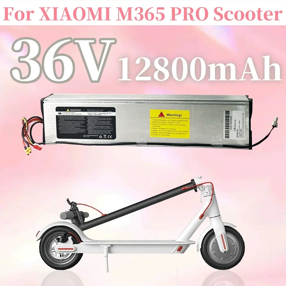 For Original Xiaomi M365 PRO / PRO 2 Electric Scooter Lithium Battery 36V, 12800mAh