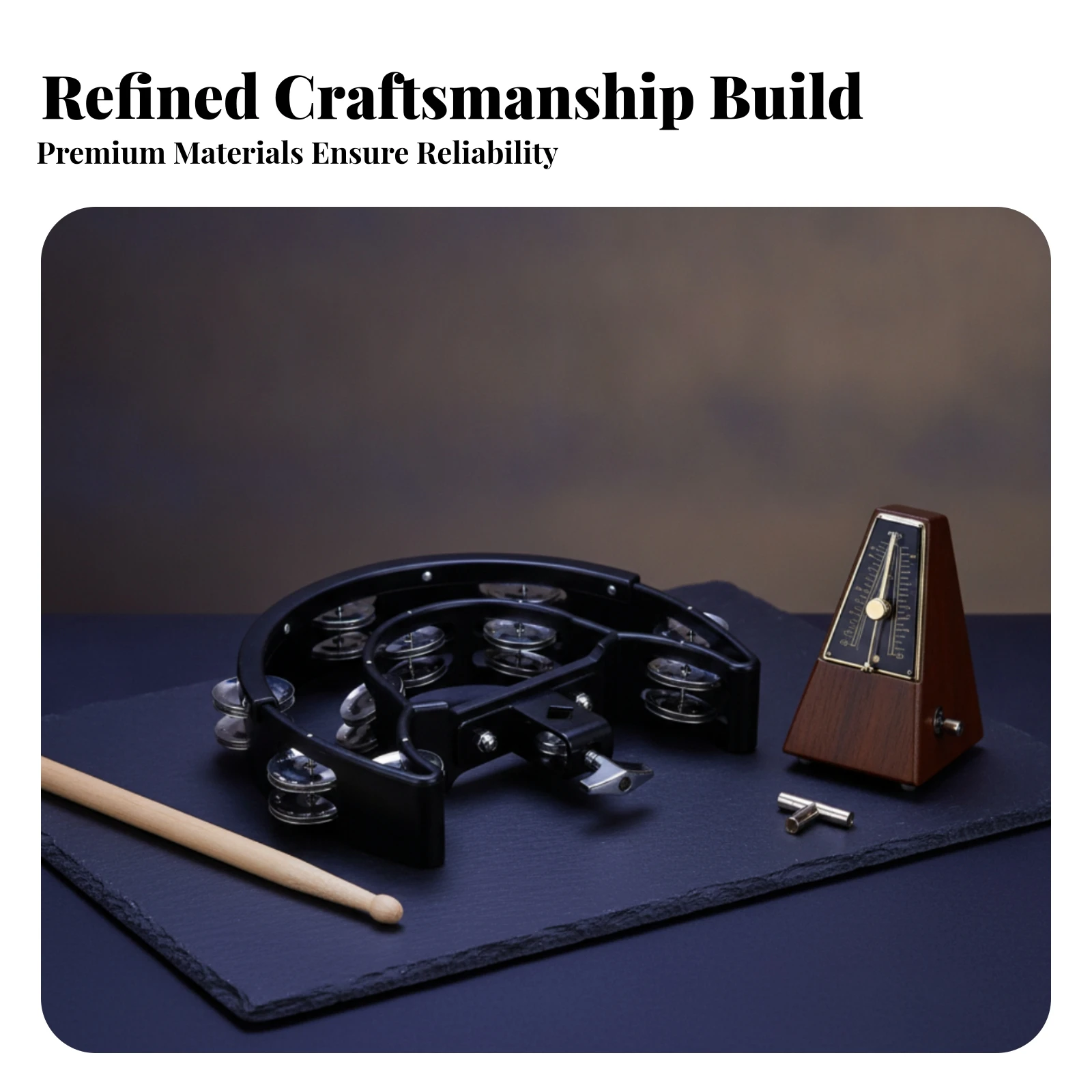Double Row Clatter Disc Easy To Install Drum Set Tambourine Drum Set Clatter Disc Bright Sound Mountable Tambourine