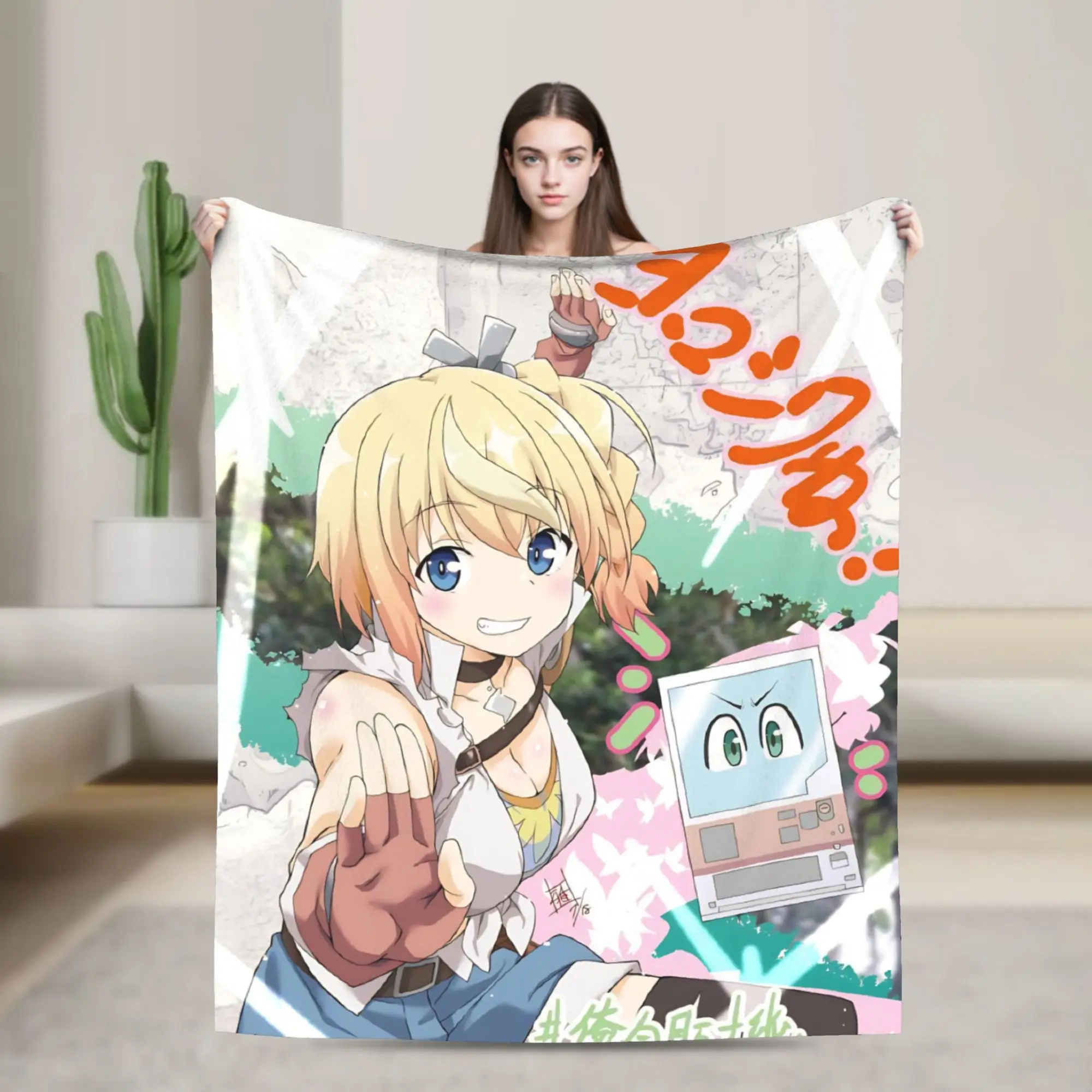 Super Soft Reborn As A Vending Machine Throw Blanket Premium Flannel Fleece Lightweight Bed Blanket Warm Plush Blankets