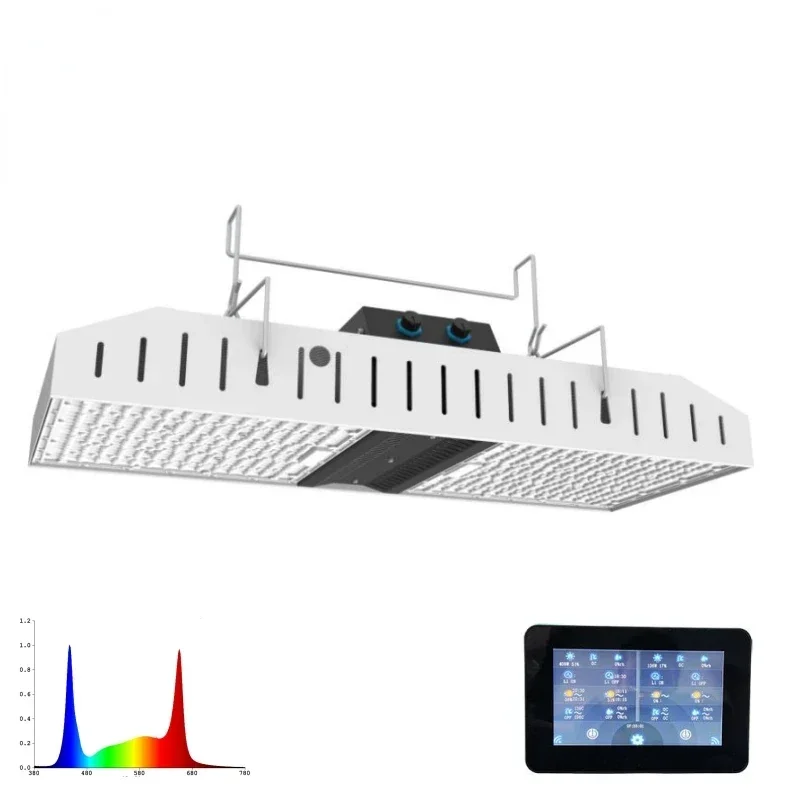 2.8umol/J 4x5 flower stage plants uniformed  bloom booster 960w  grow light grow light led grow lamp