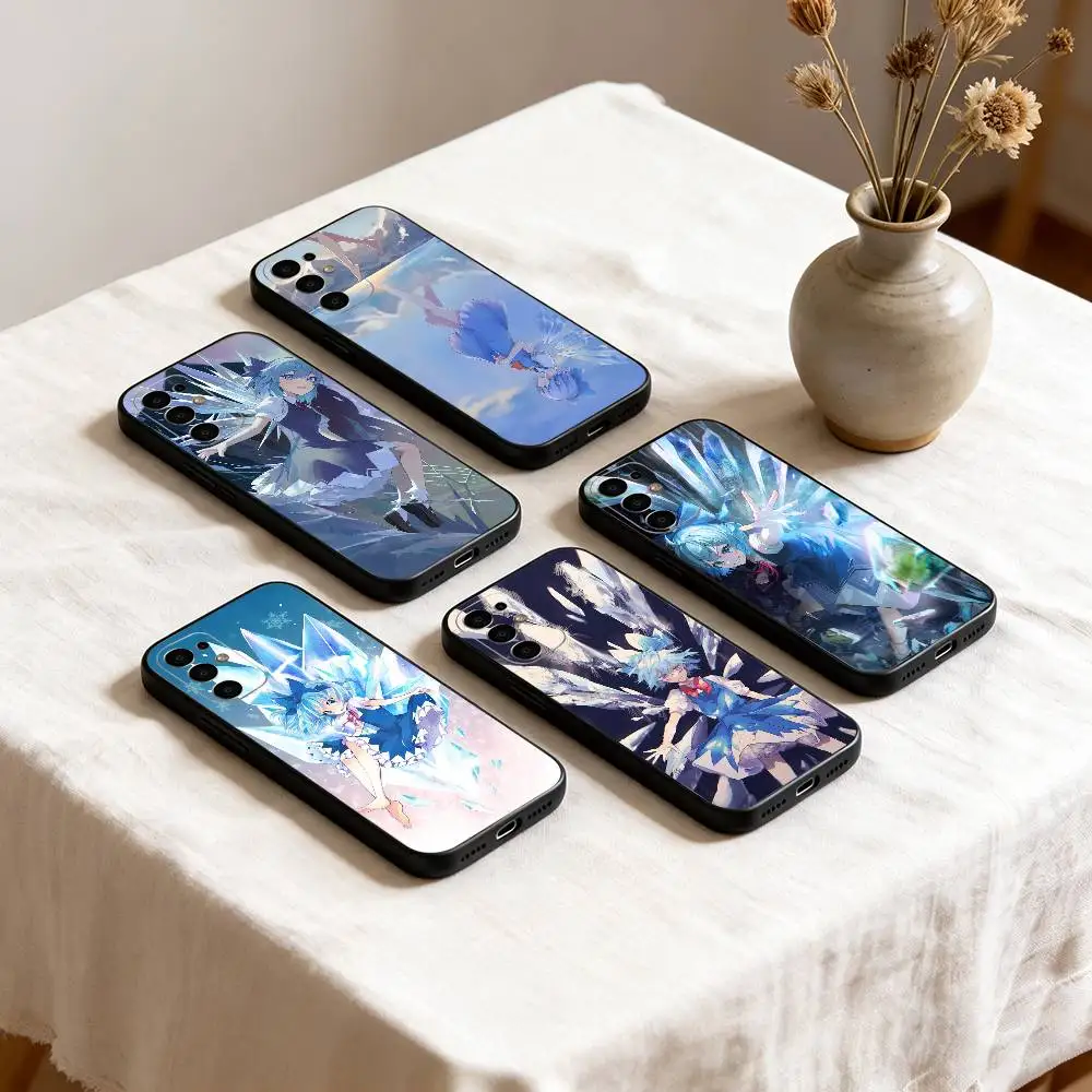 Touhou Project Cirno  Phone Case Black Silicone Soft For Samsung S25,S24,S21,S22,S23,S30,Ultra,S20,Plus,Fe,Lite
