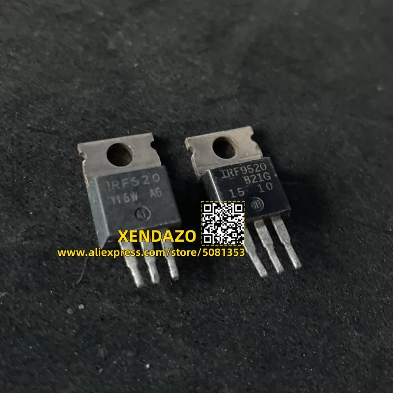 10 pairs/lot IRF520 IRF520PBF irf520+irf9520 IRF9520 IRF9520PBF TO-220 Power MOSFET