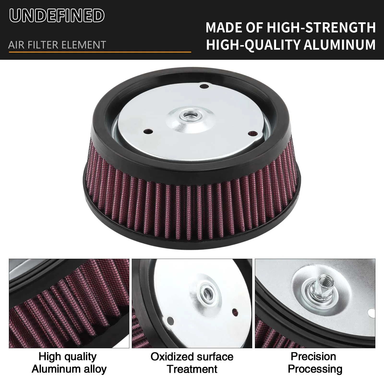 Motorcycle Air Filter Element For Harley Touring Road King Electra Glide 2008-2016 Softail Fat Boy 2016-2017 HD-0818 29244-08