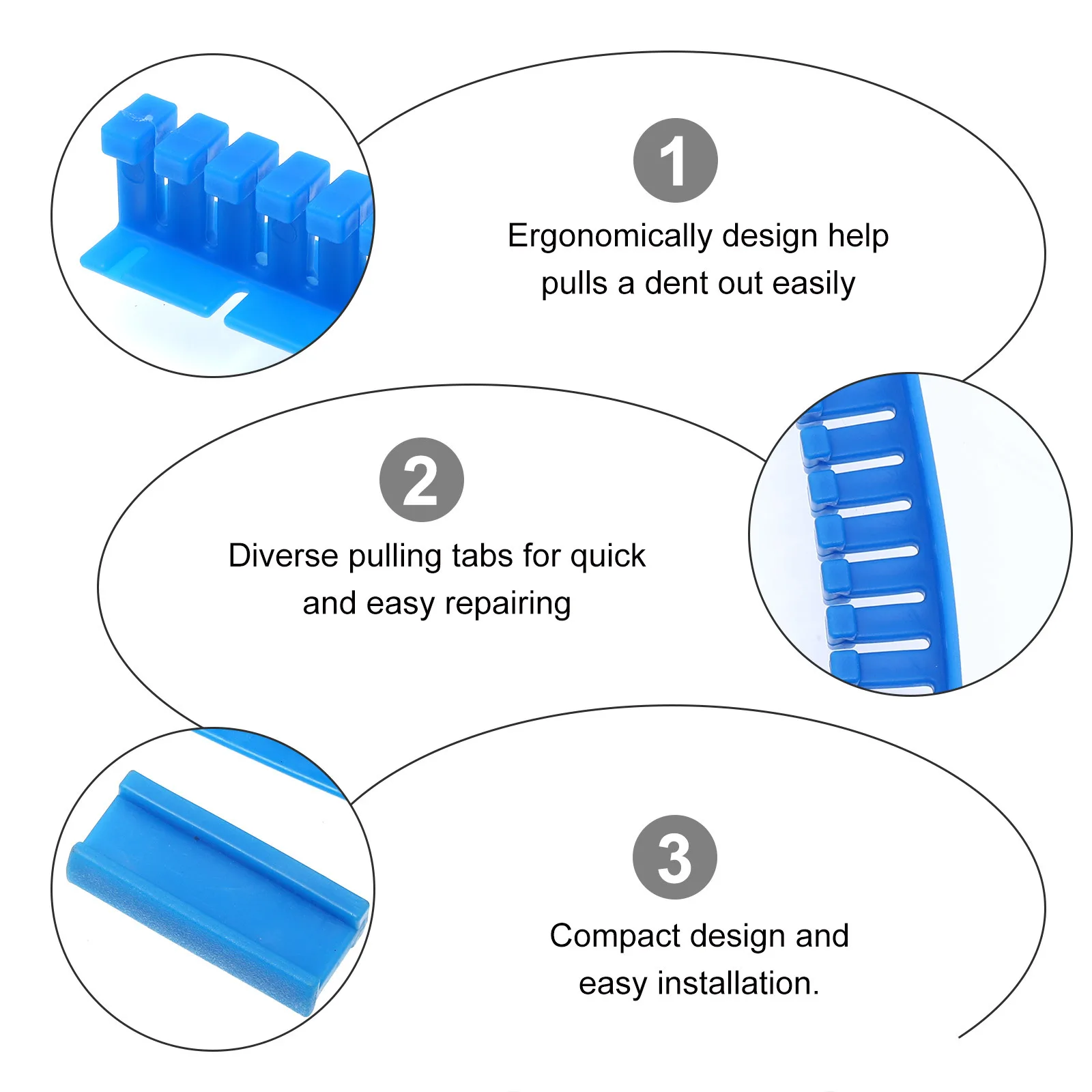 مجموعة أدوات بدون طلاء، جودة ممتازة، تصميم مريح بدون نتوءات لإزالة خدوش حائل الجسم التلقائي مع السحب #5
