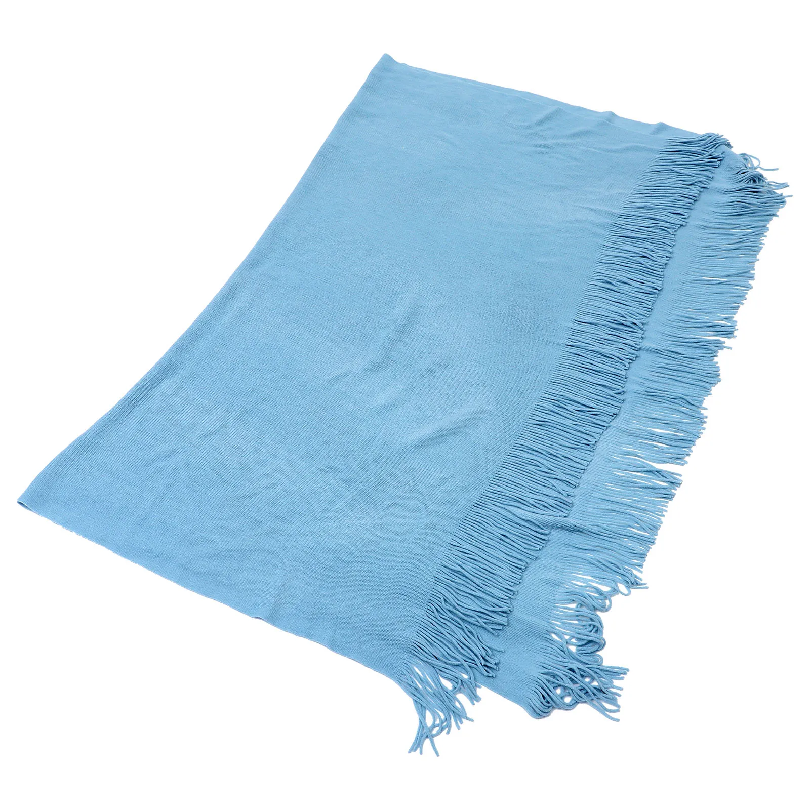 

Soft Knitted Throw For Sofa Bed Office Nap Multi-Functional Large Size Comfortable Decorative Double-Sided Lightweight Travel