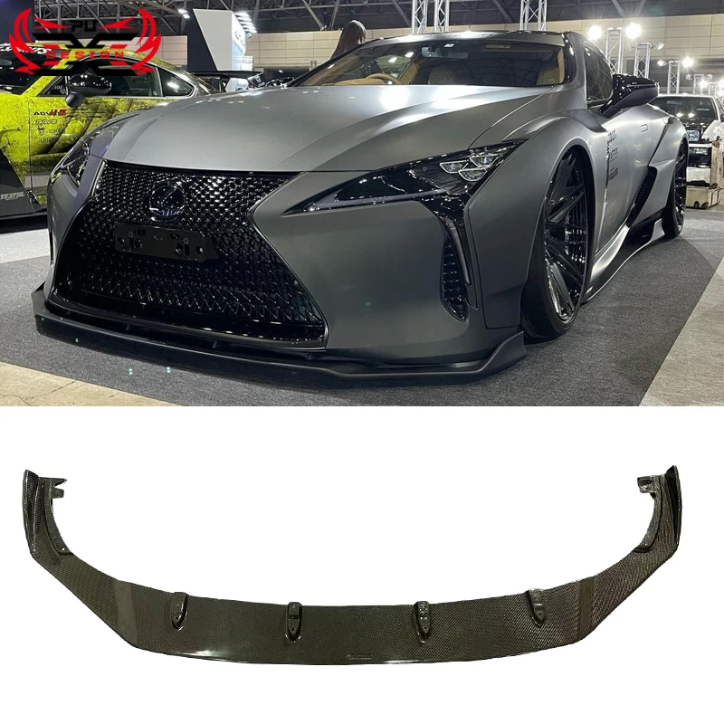 Carbon Fiber For Lexus LC500 Front Bumper Lip Front Splitter Bodykit