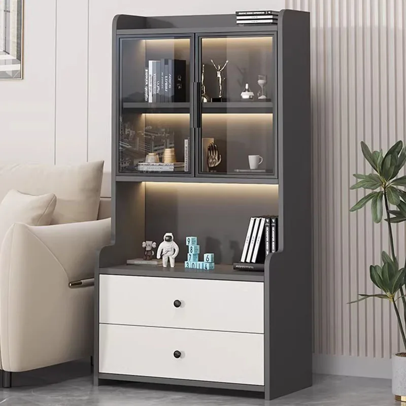 Glass Drawers Living Room Cabinets Filing Decor Display Organizer Living Room Cabinets Storage Wood Gabinete Salon Furniture