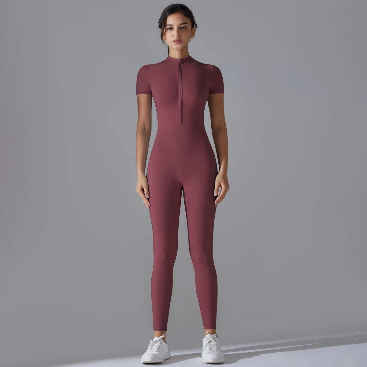 Frauen Bodys Fitness Sport Body Yoga Anzug Atmungsaktiv Schnell Trocknend Sport Yoga Kleidung frauen Gym Push Up Workout – Detail 31