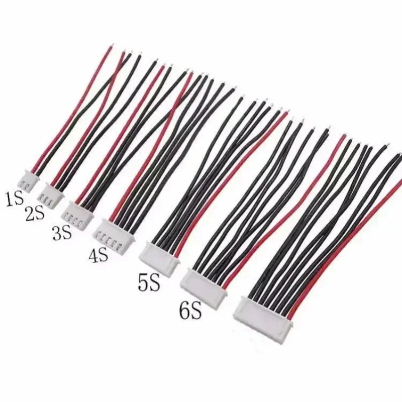 

JST-XH2.54mm Balancer Female Cable 1S 2S 3S 4S 5S 6S Lipo Battery RC Parts Balance Charger Plug Line Wire Connector 22AWG 150mm