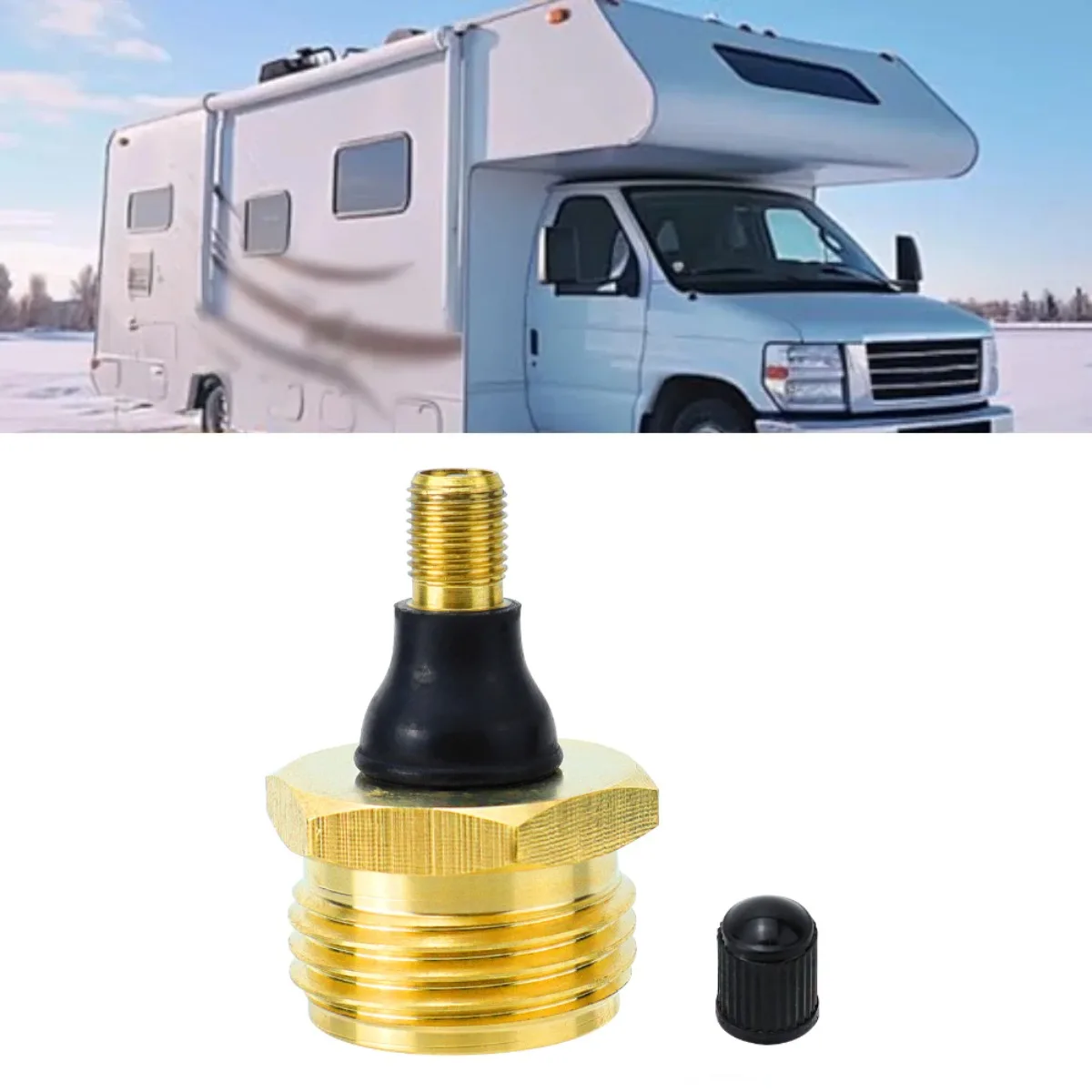 RV Winterizing Kit 36153 Blow Outplug RV Winterizing Easy Installation Oxidation-resistant Brass Copper Construction