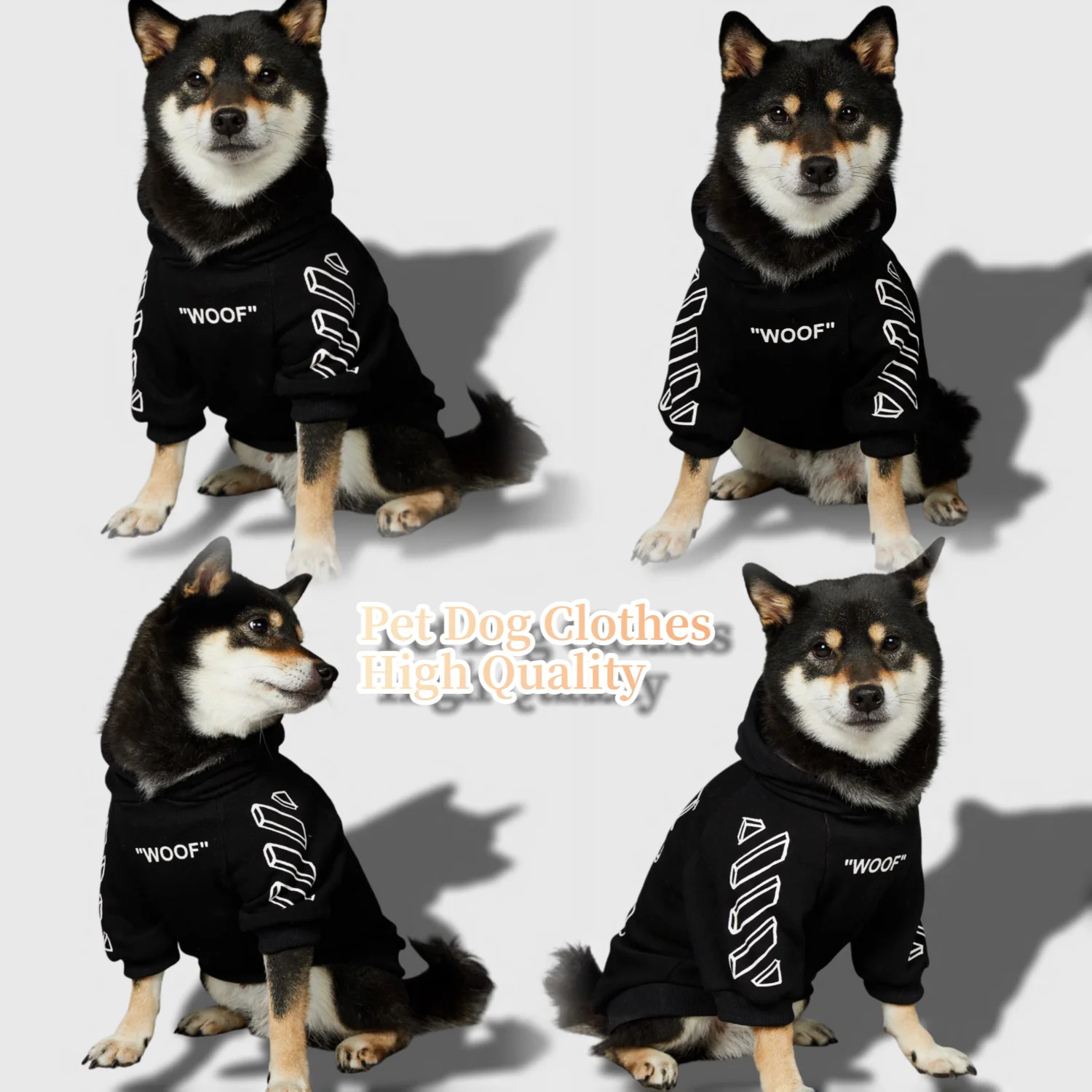 

Adidog Pet Warm Coat Dog Hoodies - Autumn Winter Jacket Sweater for Medium to Large Dogs Puppy French Bulldog Clothes