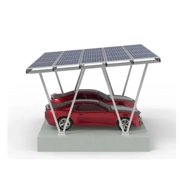 Carport Solar Structure Photovoltaic Garage Solar Carport Bracket Structure Aluminum Alloy Kit Shelf Installation Carport