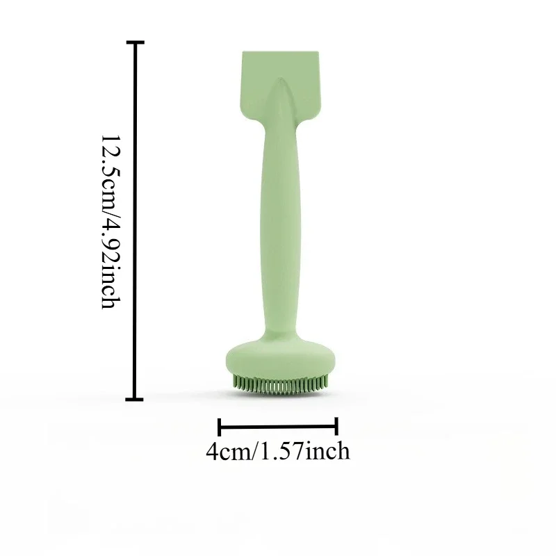 قطعة واحدة من فرشاة قناع الوجه المصنوعة من السيليكون برأس مزدوج أداة تجميل احترافية لنشر قناع طين الوجه الناعم والعناية بالبشرة #6