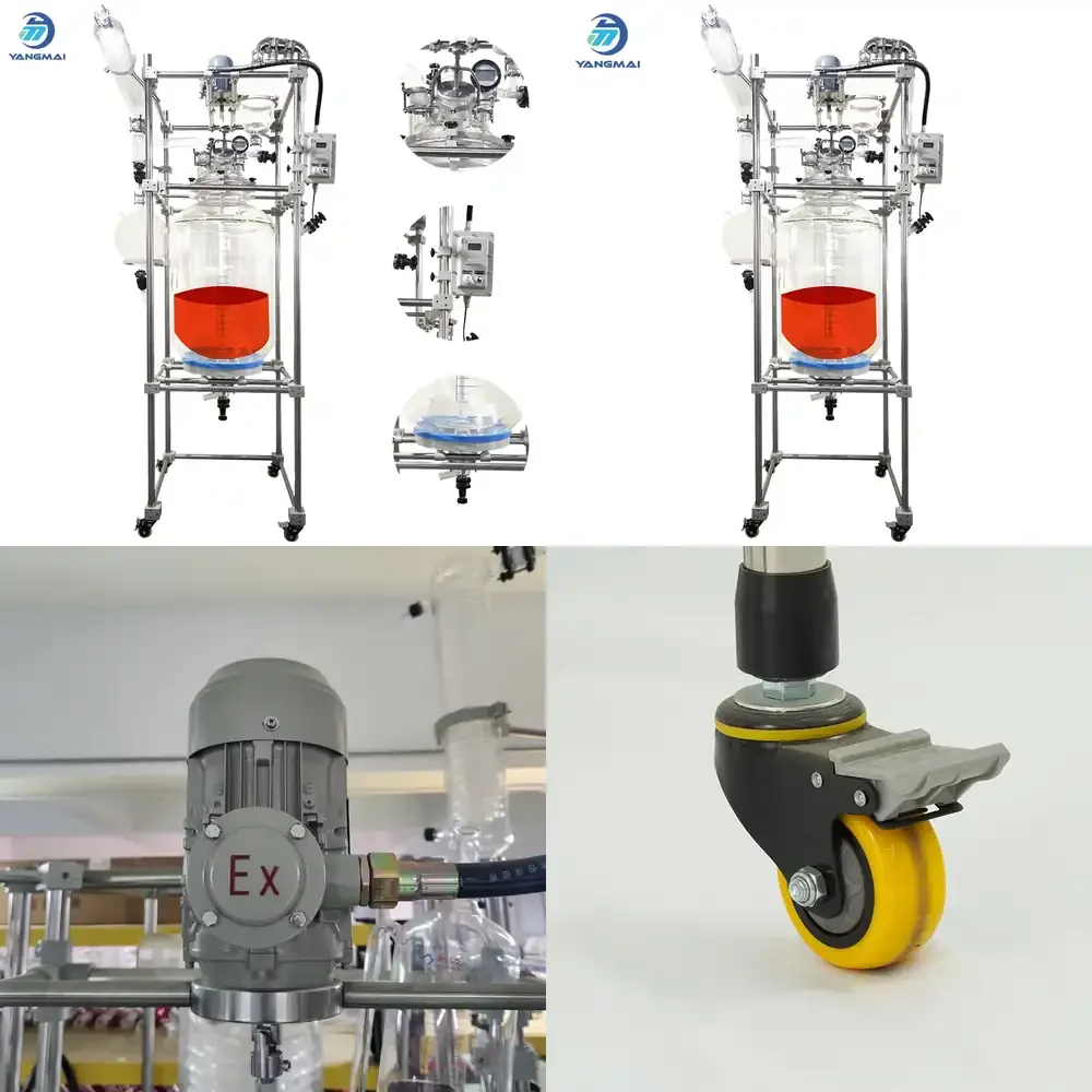 New Yangmai 200L Automatic Reaction Kettle 220V 750W Electric Heating Accurate Temperature Control High for Laboratory Use